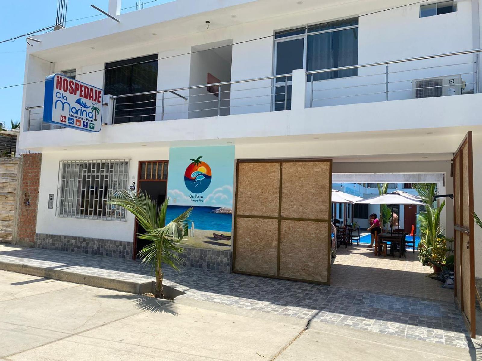 Hospedaje Ola Marina Mancora Bagian luar foto